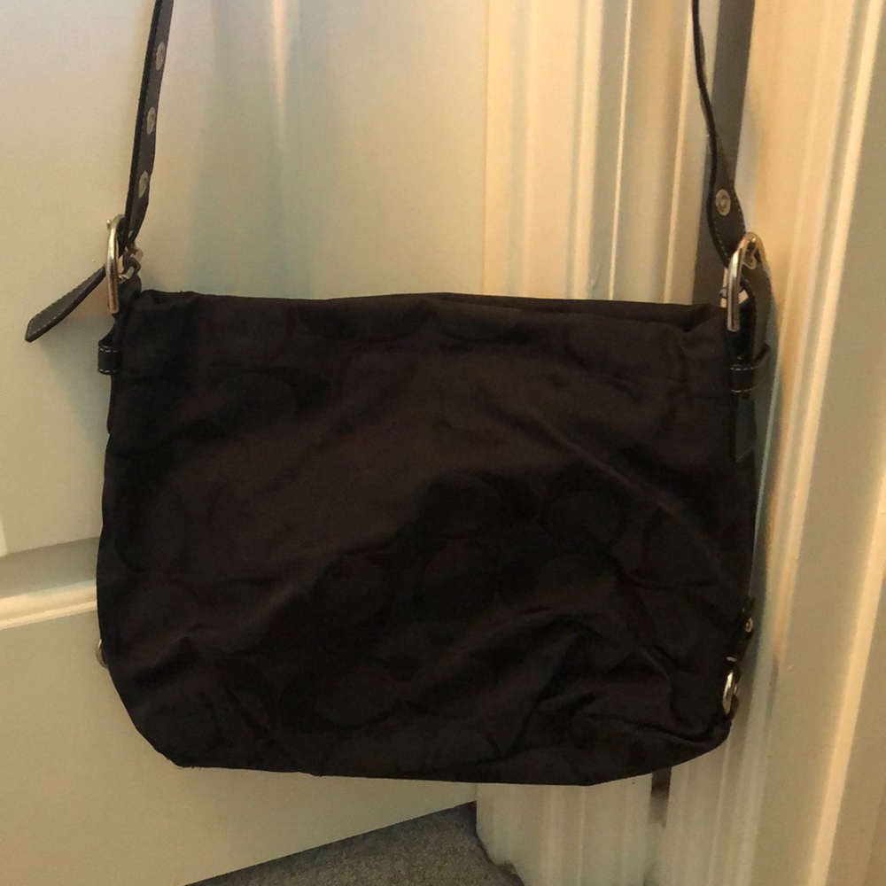 Coach bag with adjustable strap